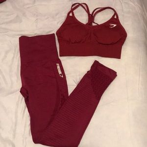 Gymshark Seamless XS leggings & S sports bra